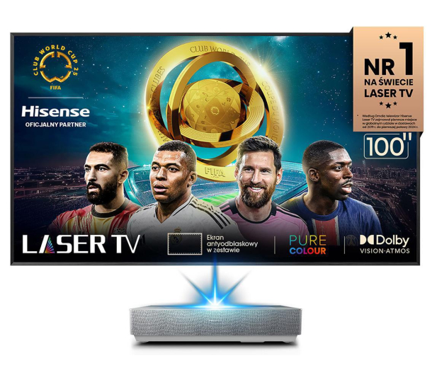 HISENSE 100L5HD 100" 4K Dolby Atmos Dolby Vision - 1228158 - zdjęcie